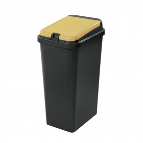 Πλαστικός κάδος ανακύκλωσης Tontarelli Bido 45lt Κίτρινο